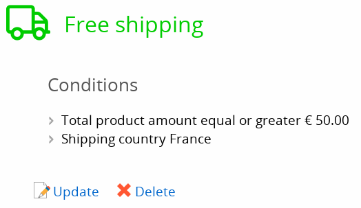 Free shipping discount